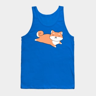 Shiba Laying on its Belly Tank Top